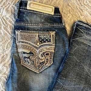 Size 30 rock revival amber light boot cut jeans